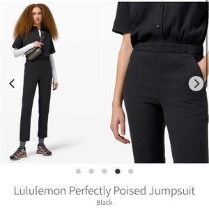 lululemon perfectly poised jumpsuit sz 4